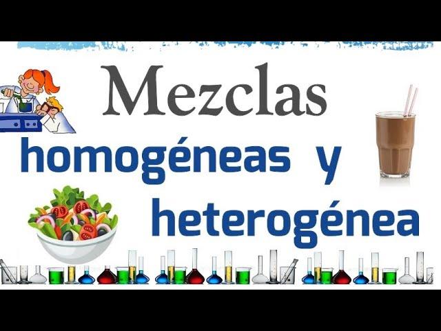 Mezclas homogéneas y heterogéneas | Educación Primaria