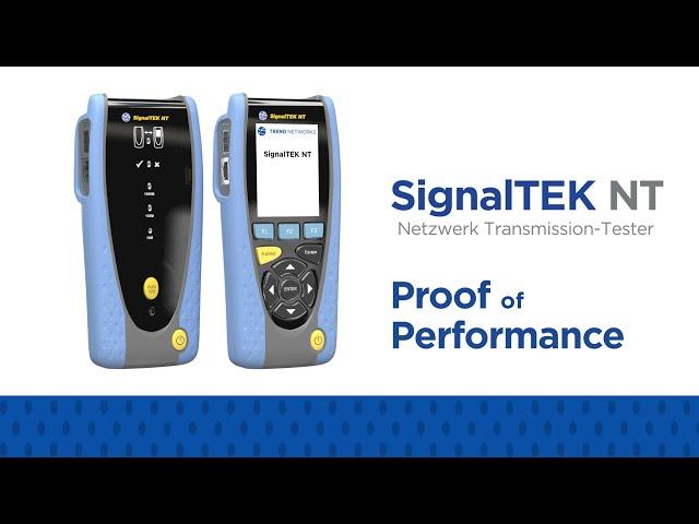 SIGNALTEK NT Kabel/Netzwerk Transmission Tester bis 1G