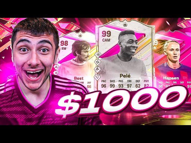 I Spent $1000 On Packs For FUTTIES!