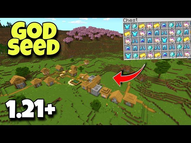 (God Seed) For Minecraft 1.21 Bedrock And Pocket Edition | Seed Minecraft 1.21 | Minecraft Seeds