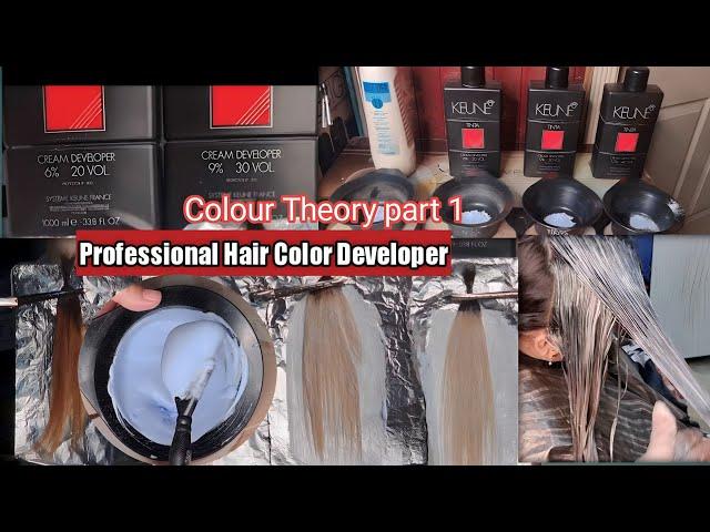 HAIR COLOR DEVELOPER EXPLAINED. Hydrogen peroxide 10vol 20vol 30vol or 40vol for bleach & dye!