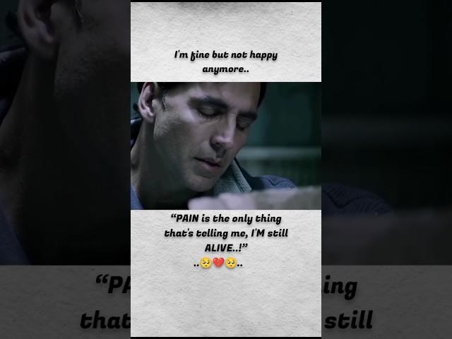 pain  is the only thing that's telling me I'm still alive  //I'm fine but not happy #brokenheart