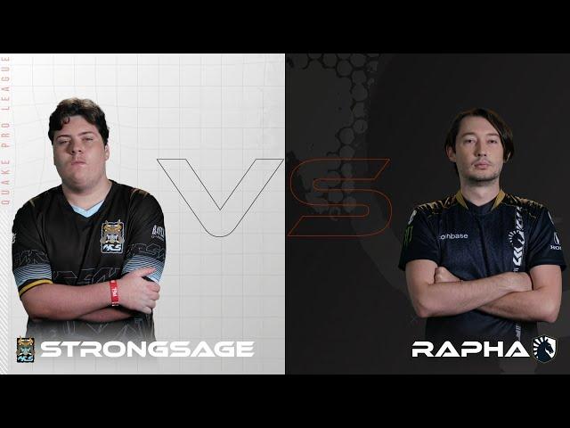 Strongsage vs rapha - Quake Pro League - Week 11