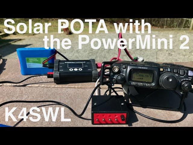 A Solar-Powered POTA Activation with the BuddyPole PowerMini 2 charge controller