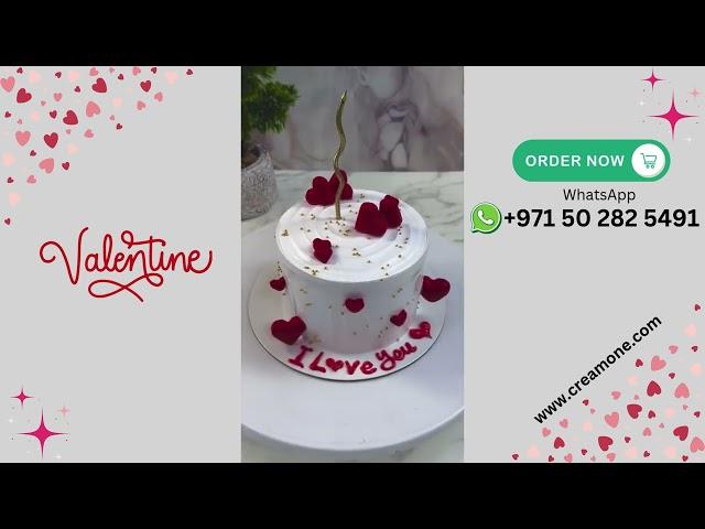 Valentine's Day Cakes | Special Cakes for Valentines Day | CreamOne Valentine Cakes | From 65 AED