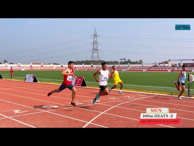 100miters  Men/Women Heats || 6th MEGHALAYA GAME 2025