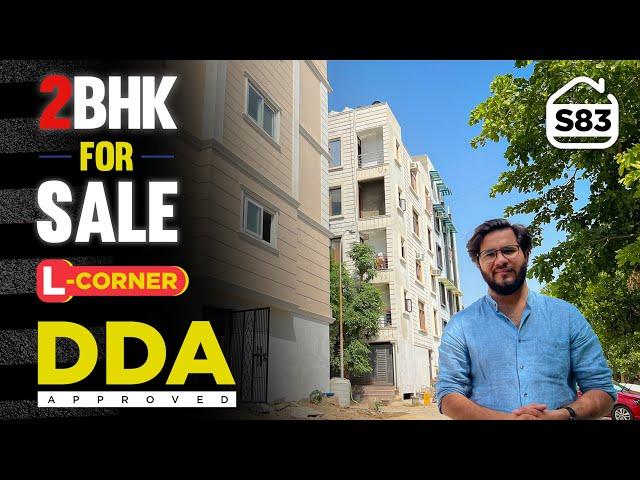 DDA APPROVED 2 BHK L-Corner PARK FACING Flat for sale in Dwarka Sector 17 | BRS SHOW S83
