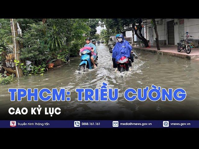 TP.HCM: Triều cường rằm tháng 9 cao kỷ lục, nhiều nơi ngập nặng - VNews