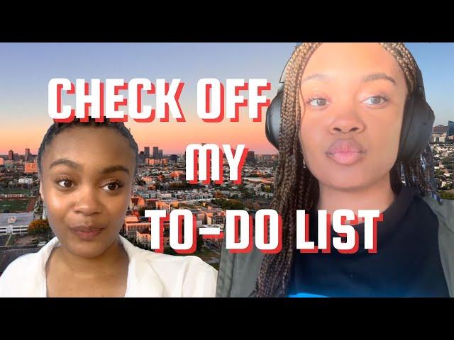 Check Off My To-Do List with Me for the Week | Temple University Student