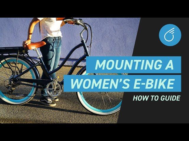How To: Mount and Ride an Electric Bike | Featuring the new Sixthreezero Women's E-bike
