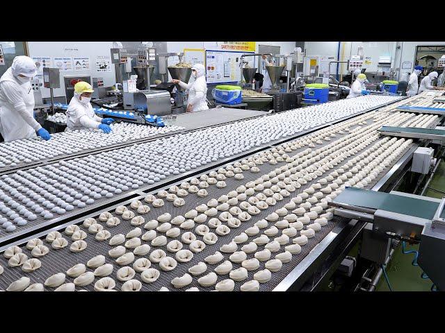 korean food factory! amazing scale of mass production food factories top 5 - korean street food