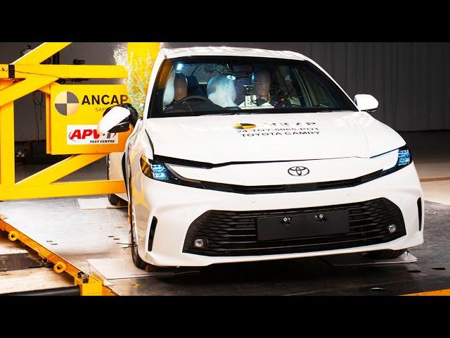 2025 Toyota Camry Crash Test Review | A Safe and Reliable Family Sedan