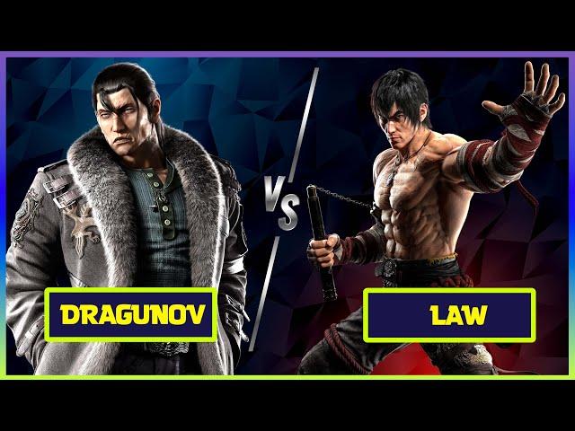 Dragunov vs JIN Kazama in TEKKEN 8 - #shorts #youtubeshorts  #bossgaming #tekken8jin