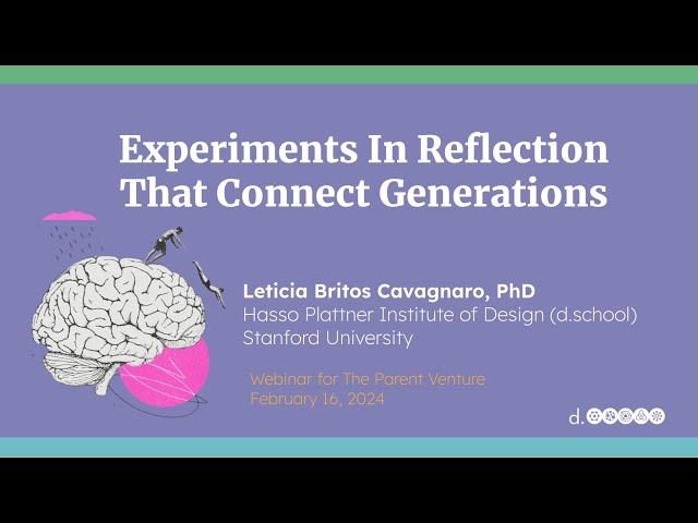 Experiments in Reflection That Connect Generations (Stanford d.school)