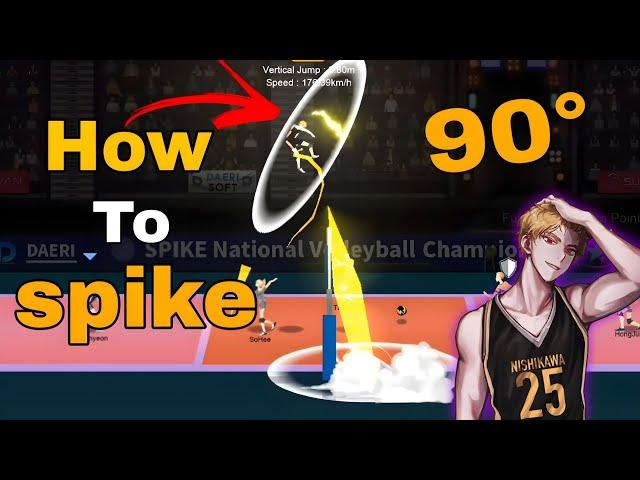 Tutorial • How to spike 90° with nishikawa - Vertical spike