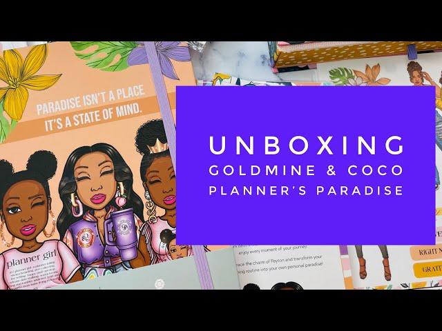 Unboxing | Goldmine & Coco | Planning & Journaling Subscription Boxes | Planner Paradise