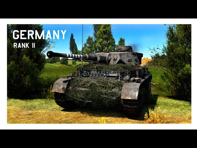 War Thunder: German ground forces Rank II- review and analysis