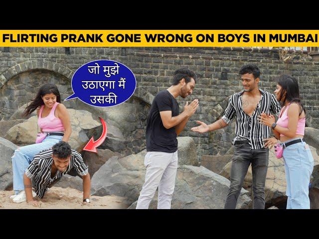 Flirting Prank On Cute Random Boys In Mumbai With New Twist || It's Crazy Girl