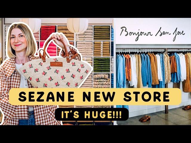 SEZANE Try-On Haul at the new Sezane San Jose Santana Row Store