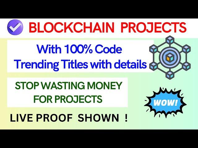 FREE BLOCKCHAIN FINAL YEAR PROJECTS WITH SOURCE CODE IN TAMIL 