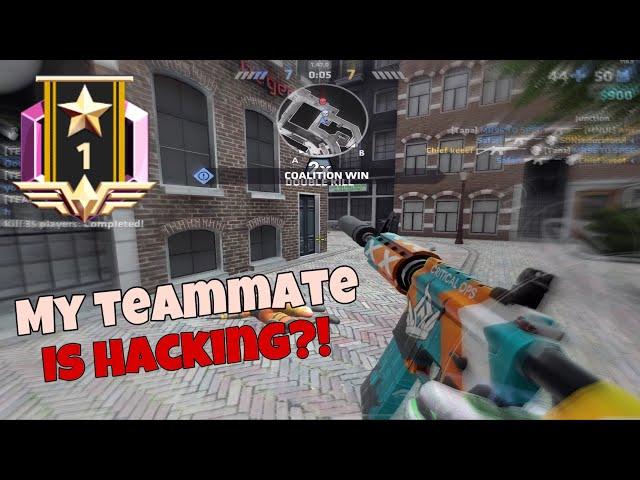 MY TEAMMATE IS HACKING in CRITICAL OPS RANKED?!