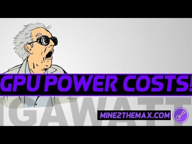 How to calculate GPU mining rig power consumption