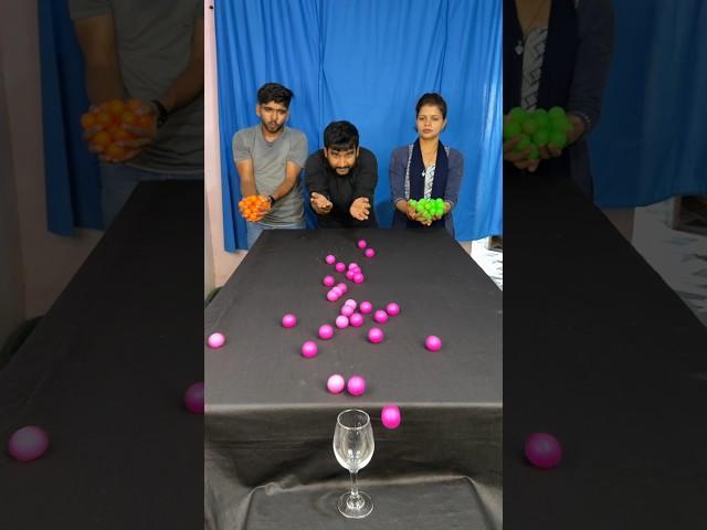 amazing ball roll funny family challenge  #shorts #game