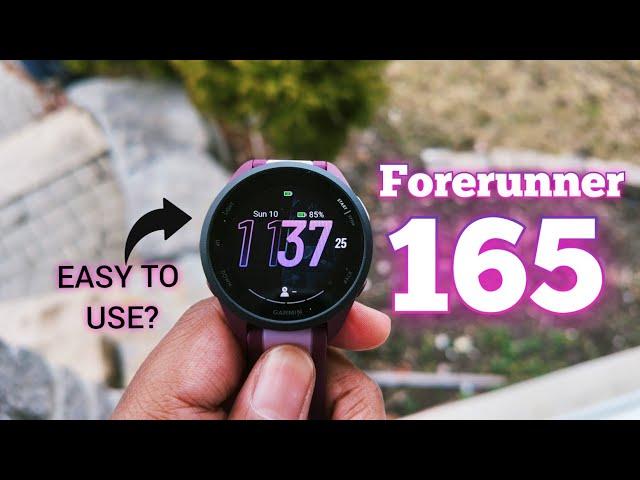 How To Use Garmin Forerunner 165