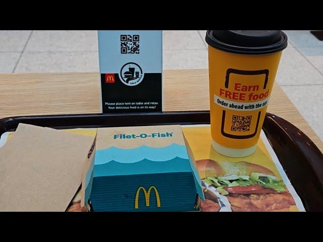 Sincloth702 is live in downtown Las Vegas, getting a Filet-O-Fish and Coffee