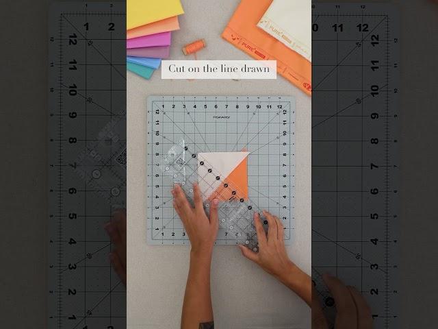 Easy Hourglass Quilt Block! #diycrafts #quilting #agf #colors