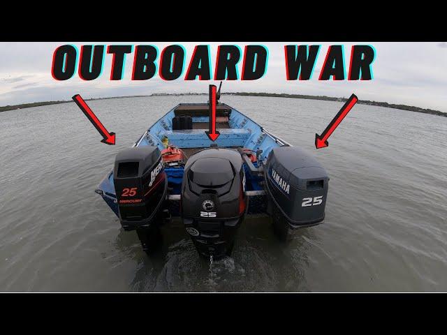 Outboard Battle (Mercury Vs Evinrude Vs Yamaha)