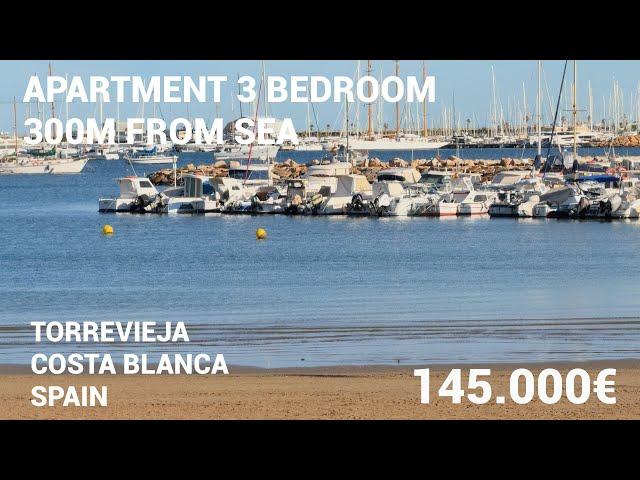 Apartment 3 bedroom 300m from the sea || 145.000€ || Torreveja || Costa Blanca