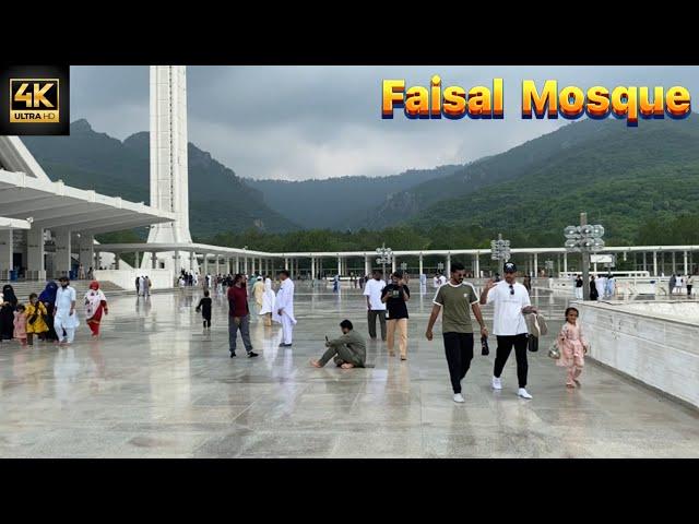 Exploring Faisal Mosque Islamabad | Walking Tour Faisal Mosque Islamabad | Faisal Masjid |