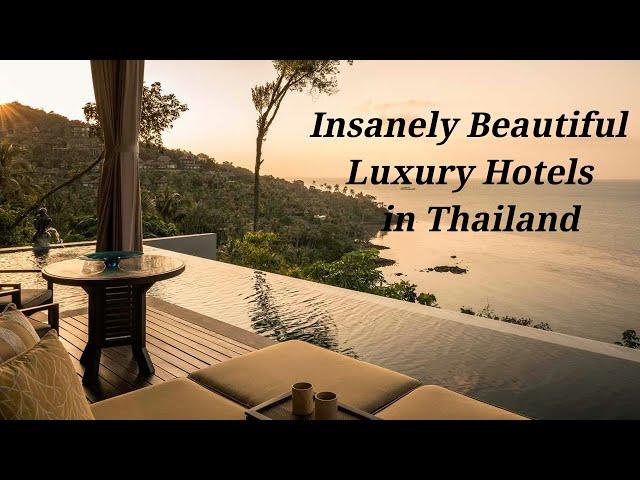 Top 10 most insanely beautiful luxury hotels in Thailand | Exclusive Top 10.