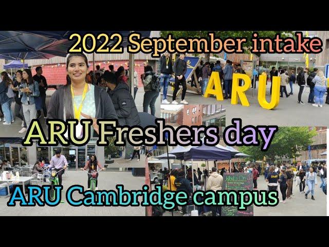 Anglia Ruskin University Cambridge campus Freshers day |2022 September intake| campus vlog