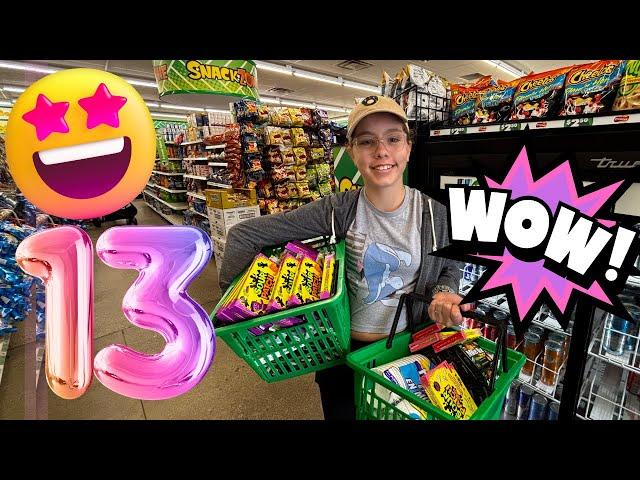 Epic [5 Store] Grocery Haul!!  Items for a 13th Birthday Party!!