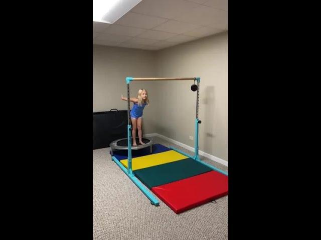 Legend says, she still hangin' there #funny #fail #gymnastics #AFV