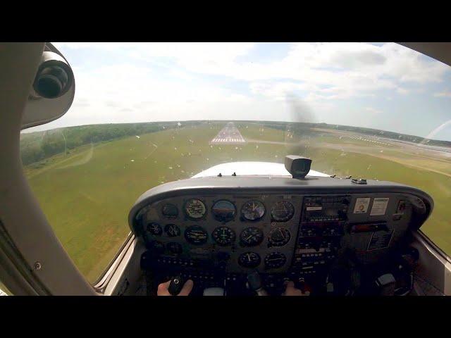 Landing RWY23 at Groningen Airport Eelde (EHGG) | Cessna 172R Skyhawk