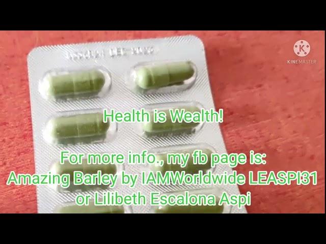 IAM Vegetable Capsules // Barley //IAMWorldwide Corporation