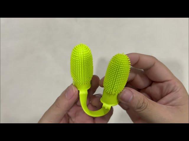 HONEST review of this 2 Finger Dog Toothbrush Kit