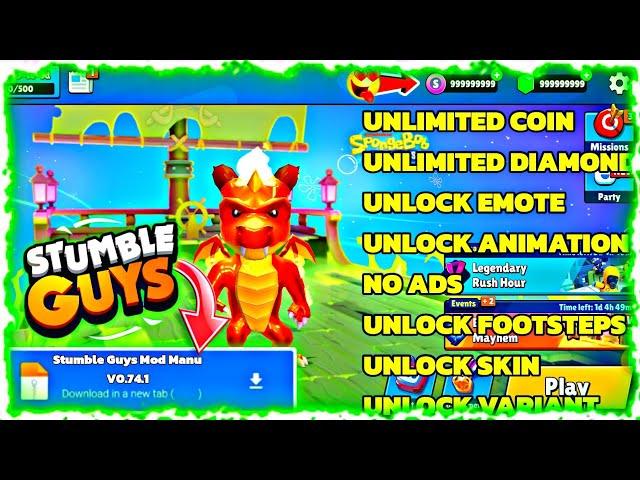 Stumble Guys Mod Manu 0.74.1 - Stumble Guys Mod Apk 0.74.1 Gameplay 