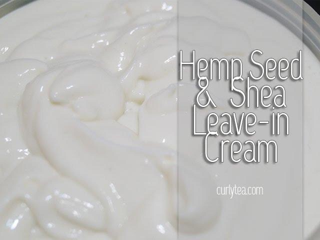 /31R/ DIY: Hempseed and Shea Leave-in Cream