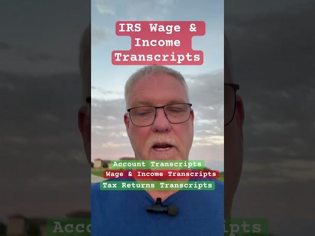 Understanding IRS Transcripts: Account, Wage & Income, and Tax Return Explained #irshelp #irs