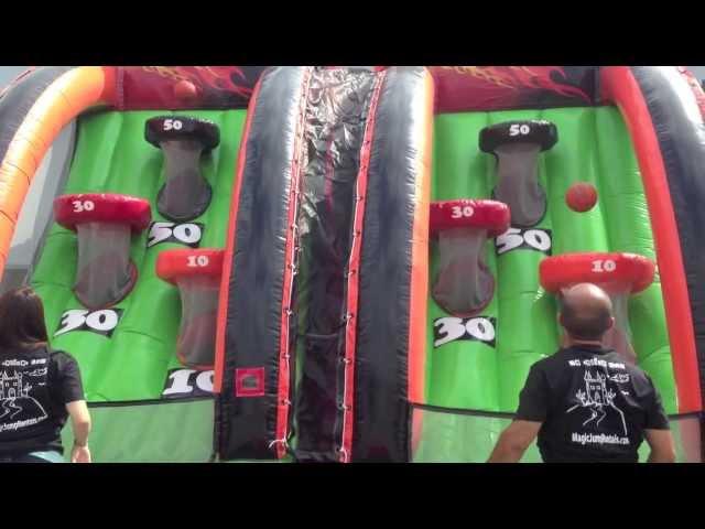 Hoop Zone Game, Inflatable Basketball Game, Carnival Game | Magic Jump Rentals