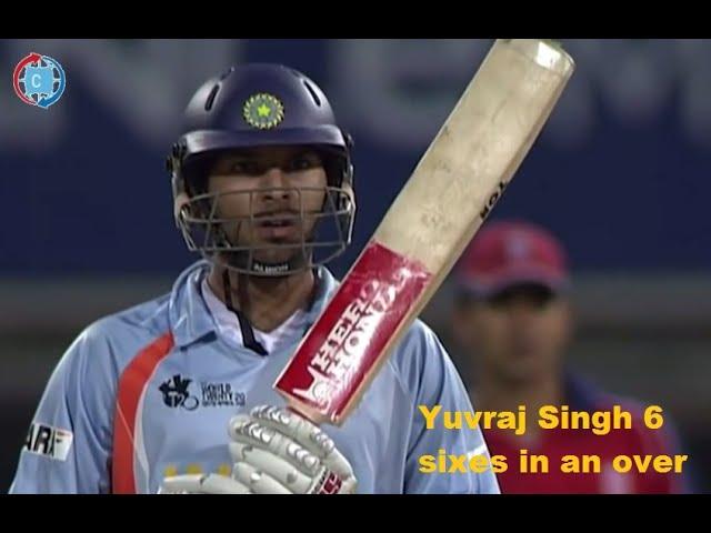 Yuvraj Singh 6 Sixes in 6 Balls || T20 World Cup 2007