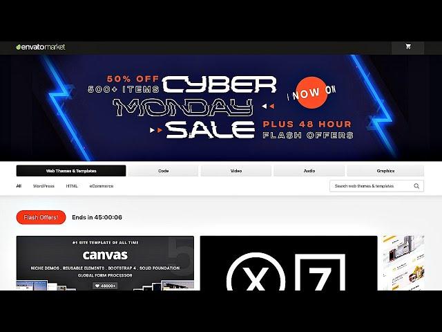 Envato Cyber Monday Deal: Get 50% OFF WordPress Themes at Theme Forest