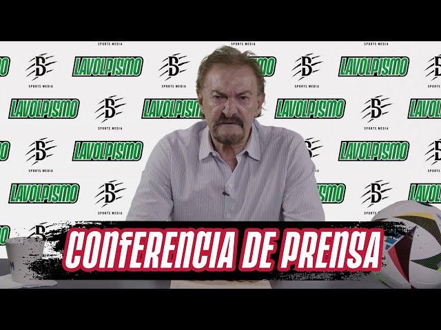 Conferencia de prensa | Futuro de Ricardo La Volpe