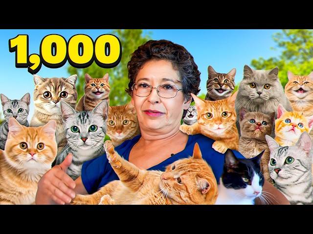 This Woman Shares Her Home With Over 1,000 Cats - Animal Documentary