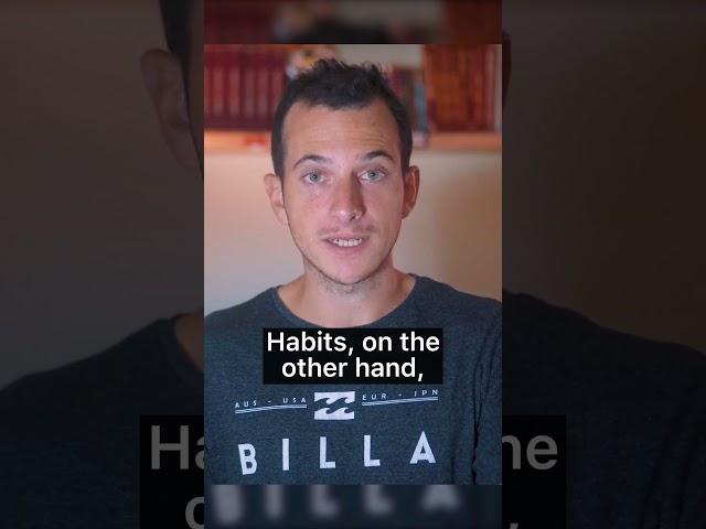 Forget about Goals, Focus on Habits