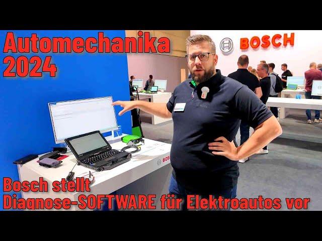 Automechanika Frankfurt: Bosch stellt Diagnose-Software für Elektroautos vor!